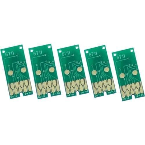 T6711 Maintenance Ink Tank Chip for Epson WF-7110 WF-7610 WF-7620 WF-7710 WF-7720 WF-7715 WF-7210 Printer