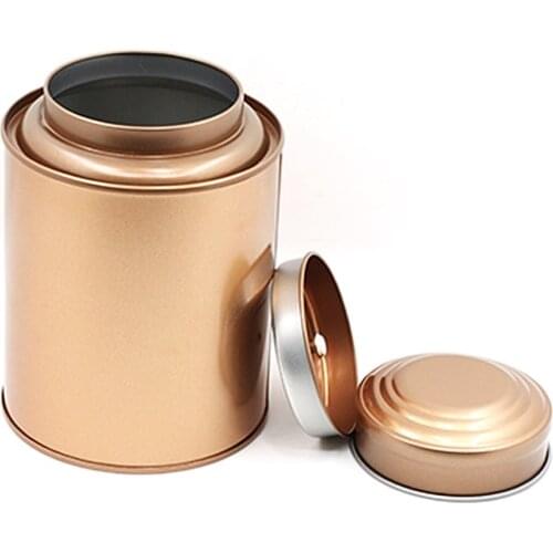 Xin Jia Yi Packaging Metal Box 20cm Height Large Cylinder Coffee Tea Gift Set Storage Case Set Package
