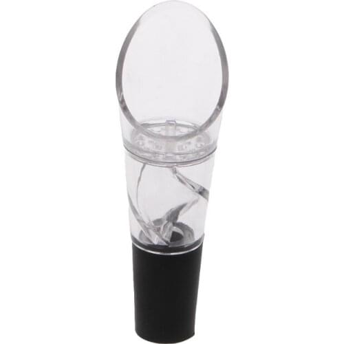 Mini Red Wine Aerator Quick 360 degrees Rotating Wine Pourer Decanter Cap for Bottles Bar Accessories 1pcs