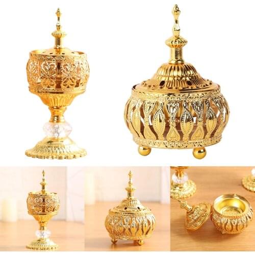 2pcs Incense Burners Holder Censer Aromatherapy Furnace Yoga Studio Decor