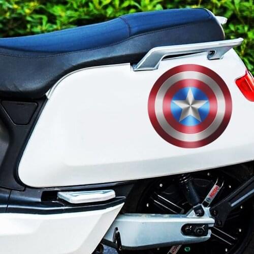 Marvel Avengers Heroes 3d Logo Sticker Car Motorcycle Sticker Iron Man Logo Home Child Decoration