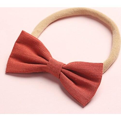 6pcs/ Set Baby Girl Bowknot Headband Newborn Cute Elastic Traceless Hair Band Kids Headwear Hair Accessories Photography Props