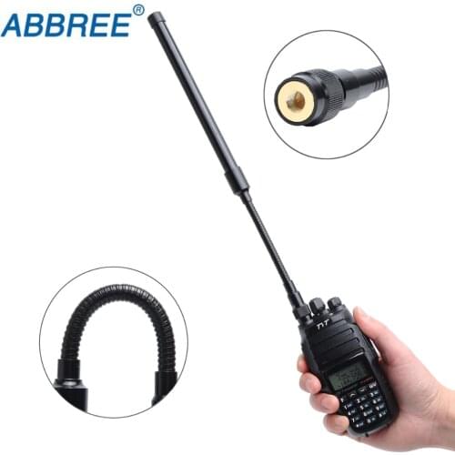 ABBREE AR-148 Gooseneck Tactical Dual Band SMA-M Male Antenna for GPS Garmin Astro 430 320 220 900 Alpha 100 50