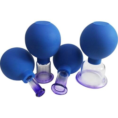 Anti Aging Glass Cupping Therapy Set For Face And Body Massage Vacuum Cupping Set Facial Cupping Cups Anti Cellulite Lymphatic