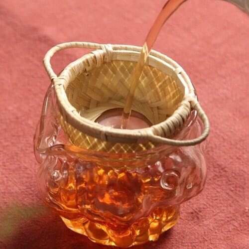 Handmade Bamboo Tea Strainer Mini Filter For Coffee Wine Soy Milk Home Kitchen Tool Kung Fu Tea Accessories Tea Leakage