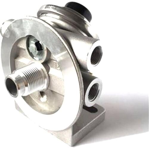 Diesel Fuel Filter Mounting Base Fuel 4 Ports M16X1.5MM 1-14" Spin On Mount
