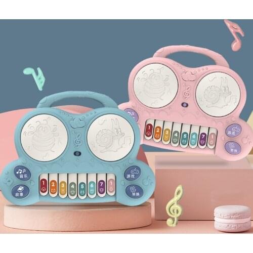 J60B Electric Toy Light Music Piano Early Education Educational Toys for Infants Children Gifts for Christmas and Thanksgivin