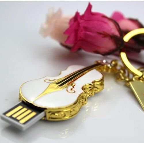 Pen Drive Cool 128gb violin USB Stick 8GB 16GB 32GB 64GB Memory Stick U Disk Mini Computer Gift USB Flash Drive