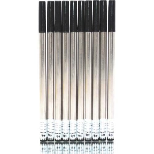 Jinhao high quality 10pcs Black Universal Ink Refill Rollerball Pen New