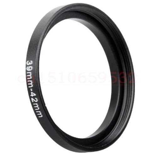 Camera 1pcs 39mm-42mm 39-42mm 39 to 42Step up Filter Ring Stepping Adapter Adaptor Black