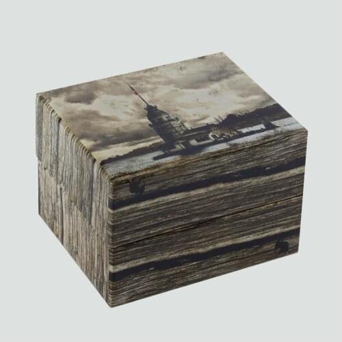 Girl Tower Figured Clock Box