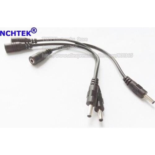 NCHTEK DC Power Plug 3.5x1.35mm Male To 3.5*1.35mm Female Power Extension Cable Cord Connector,8pcs Free shipping