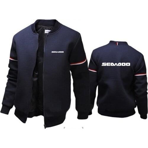 2021 New Sea Doo Seadoo Moto Mens Print Spring Autumn Flight Jacket Uniform Custom Couple Tide Brand Outwear Coats Windbreaker