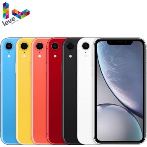 Original iOS Apple iPhone XR Unlocked Used Mobile Phone 6.1" A12 3GB RAM 64GB/128GB/256GB ROM Hexa Core 12MP 4G LTE Cellphone
