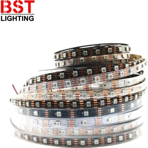 DC12V WS2815 (WS2812B/WS2813 Updated) RGB LED Pixels Strip Light Individually Addressable LED Dual-Signal 30/60/100/144 Leds/m