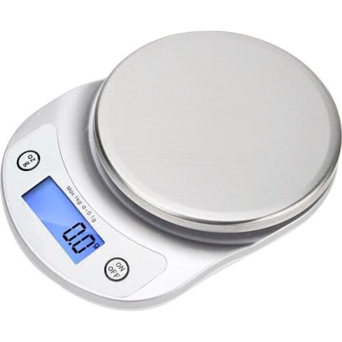 Portable 5kg Digital LCD Electronic Scales Steelyard Kitchen Scales Postal Food Balance Measuring Weight Libra N
