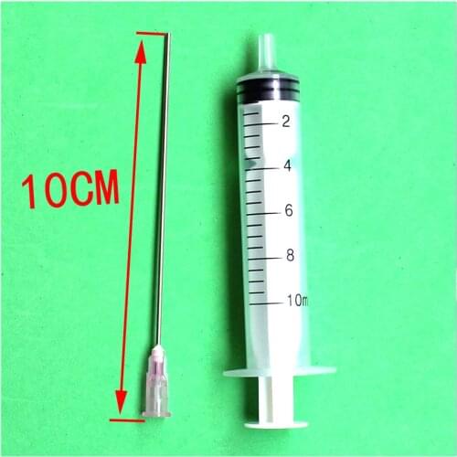 10CMWith supply accessories Long needle Ink refilling tool Total length Ink refilling tool flat mouthFor EPSON Canon HP Brother