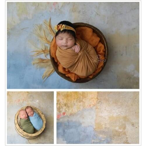 Retro Old Grunge Brick Wall Photo Backdrop Newborn Baby Birthday Photography Background Studio Portraits Boy Textured Cement1744