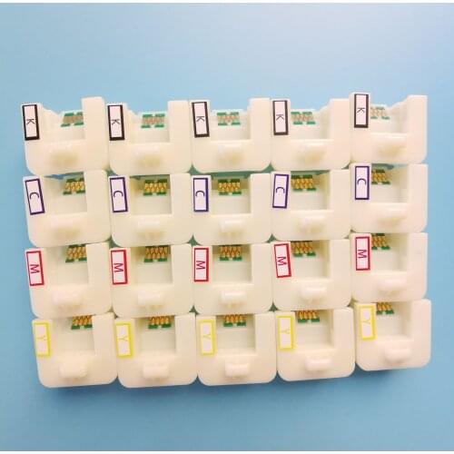 40 pcs ink cartridge chips with holder for epson surecolor F6070 F7070 F6270 F6000 F6200 F7200 F9200 F9300 F9370 ink tank