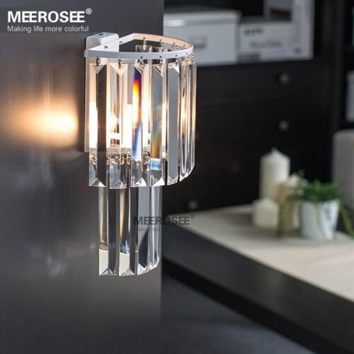 Modern Wall Light Clear Crystal Wall Sconce Light White Creative Indoor Outdoor lighting Home Decoration