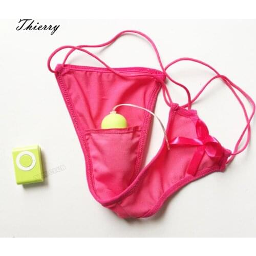 Thierry wireless Remote Control vibrator egg panties Removable Vibrating Bullet Briefs massager thongs Sex games Toys For Women