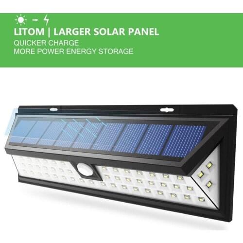 90/118 LED Solar Lamp Outdoor PIR Motion Sensor Solar Wall Light Waterproof IP65 Emergency Garden Yard Lamps Dropship