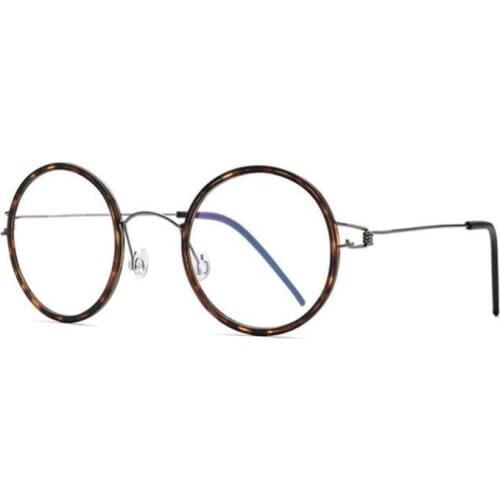 Ultralight Alloy Glasses Frame Unisex Vintage Round Eyewear Clear Lens Goggle Prescription Computer Readers Eyeglasses Spectacle