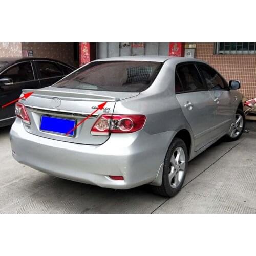 Factory Style Spoiler Wing ABS for 2007-2013 Toyota Corolla 4DR Sedan Spoilers Wing A