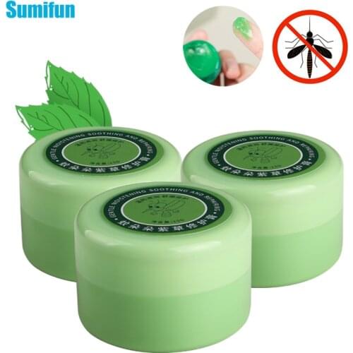 1pcs Green Herbal Ointment Cool Oil Cold Headache Dizziness Sunburn Muscle Rub Aches Pain Relief Cream Skin Care P0165