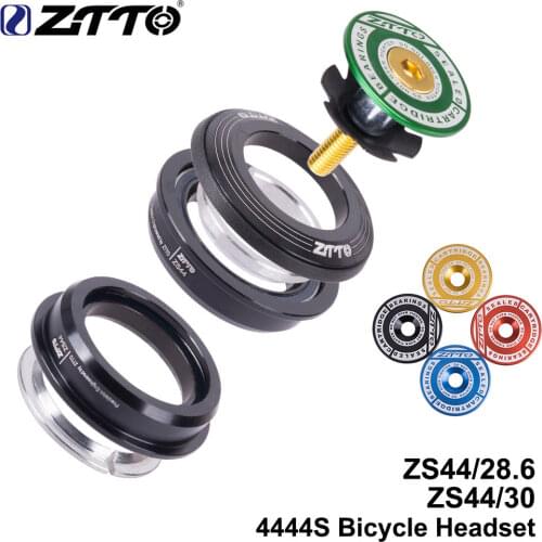 ZTTO MTB Road Bike Steering Column Headset Fork MTB Bike Frame Seal Palin Headset 4444S 44mm 1-1/8" 28.6mm ZS44 Headset
