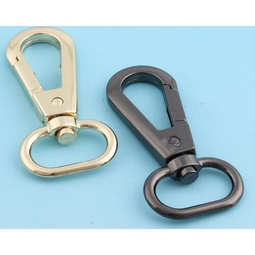 10pcs 53*20mm Light gold Swivel Clasp Snap Hook Metal Lobster Clasp Lanyard clasp key chains Purse Hardware DIY Accessories