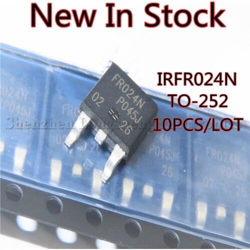 10PCS/LOT NEW IRFR024N FR024N TO-252 FET New spot Quality Assurance