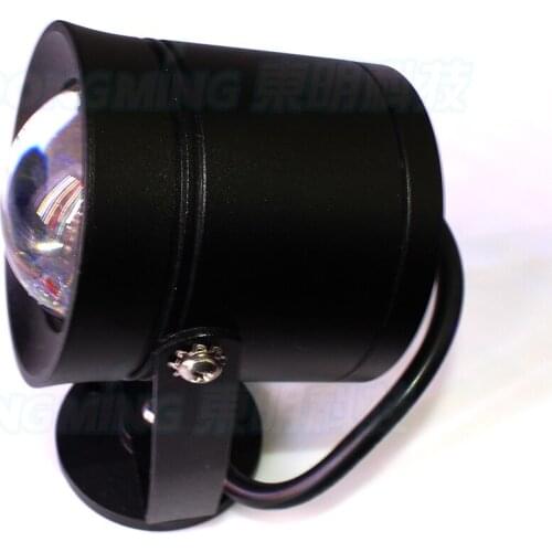 4pcs Black cover white/warm white underwater pool lights DC 12V 10W underwater light convex lens underwater led lamp