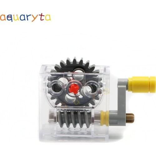 AQUARYTA 5 Sets/Lot Technic Parts Gearbox 6588 Suit DIY Bricks Compatible With Other Assembles Particles GIFT for Children