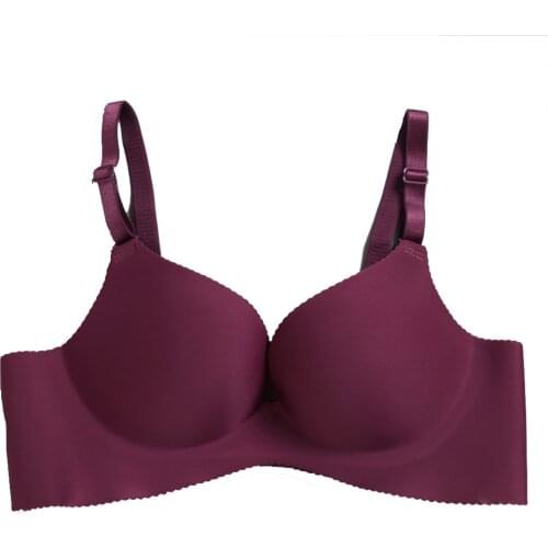 Lady Sexy Deep V Cup Bras For Women Push Up Lingerie Seamless Bra Wire Free Bralette Backless Plunge Intimates Female Underwear