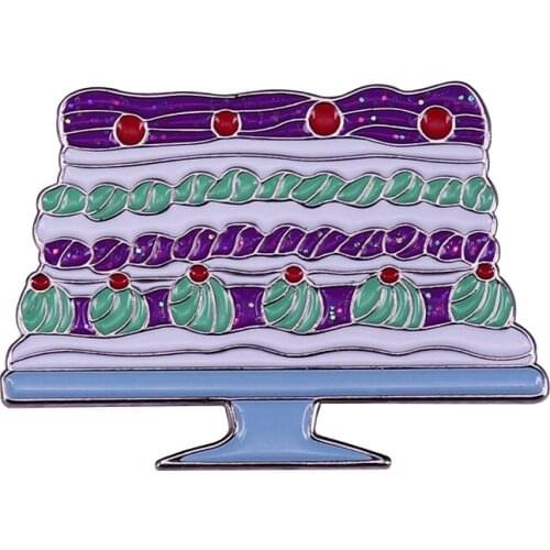 Fruit Cake Enamel Pin It wouldn't be christmas without the fruitcake