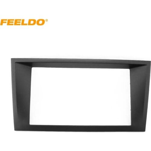 FEELDO 1Pc 2DIN Car Refitting Radio Stereo DVD Frame Fascia Dash Panel Installation Kits For Ford Mondeo(2000~2007) #FD-1619