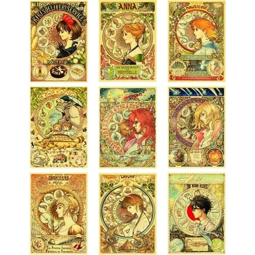 Cartoon Anime Canvas Painting My Neighbor Totoro Spirited Away Posters and Prints Art Print Mural Children Home Wall Decoration