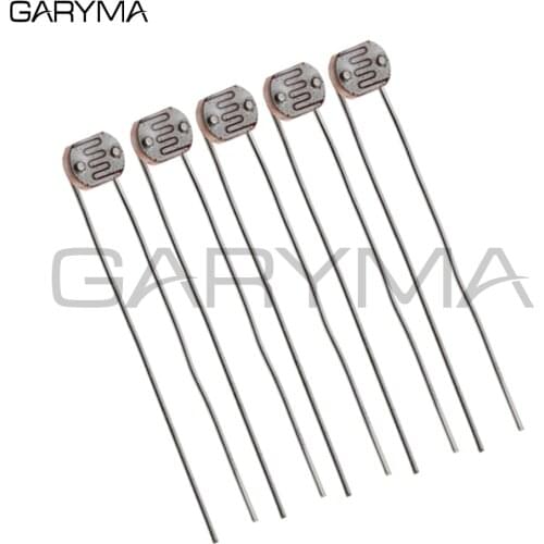 6Values Photoresistor Resistance Kit GL5506 GL5516 GL5528 GL5537 GL5539 GL5549 LDR Light Dependent Photo Resistors Sensor