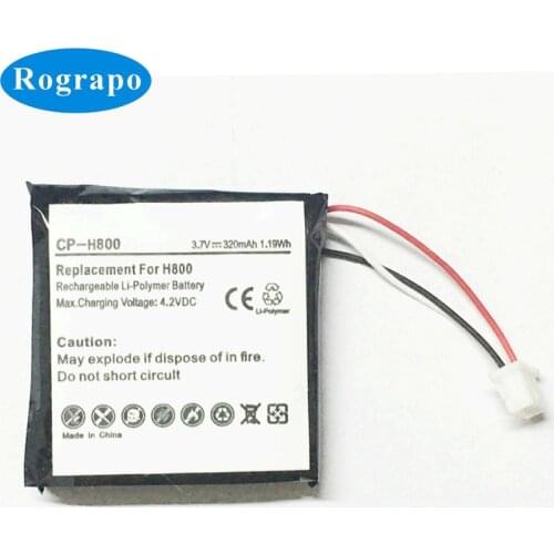 New Li-Polymer 320mAh Full Replacement Battery For Logitech H800 LogitechH800 Earphone Headphone 3-wire plug