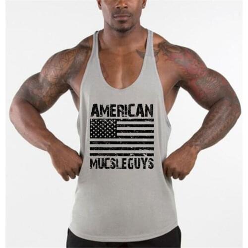 Brand Vest Mens Sleeveless Shirt Bodybuilding Stringers Tank Top Fitness Singlets power Sporting Undershirt gyms Clothing