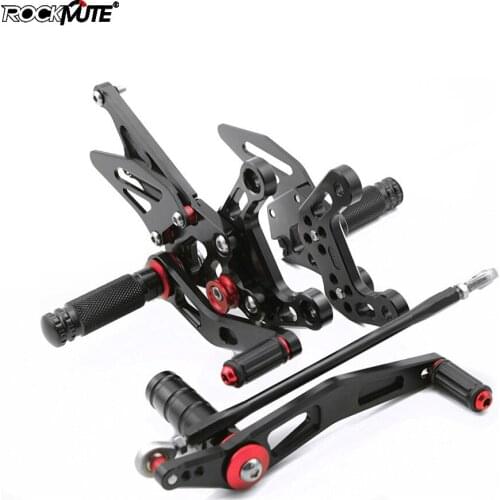 Motorcycle CNC Adjustable Footrest Rearset For YAMAHA YZF-R1 2009 2010 2011 2012 2013 2014 Rear Set Footpeg YZF R1