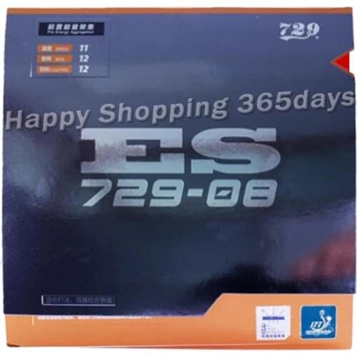 RITC 729 729-08 ES (Loop + Attack ) Pips-In Table Tennis (PingPong) Rubber With Sponge NEW VERSION