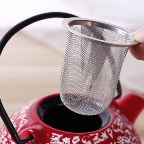 Diameter 5.1-9CM Reusable Stainless Steel Mesh Tea Infuser Strainer Teapot Leaf Spice Filter Drinkware Kitchen Tool Accessories