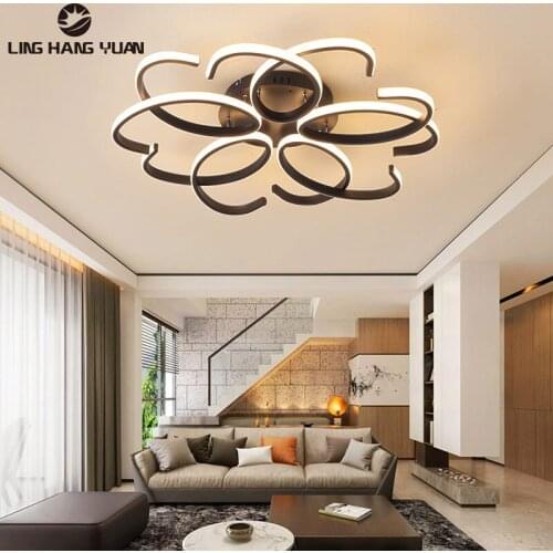 Light Led Chandelier Black Lamp Modern Chandelier Lighting for Living room Bedroom Dining room Kitchen Lighting Ceiling Fixtures