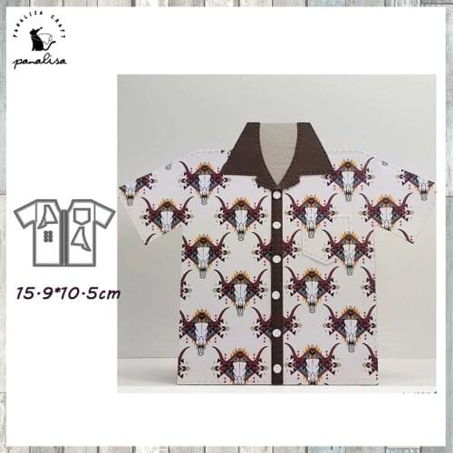 Panalisacraft Cloth T Shirt Metal Cutting Dies Craft Dies Scrapbook Card Making Album Embossing Stencil Die Cut Decoration