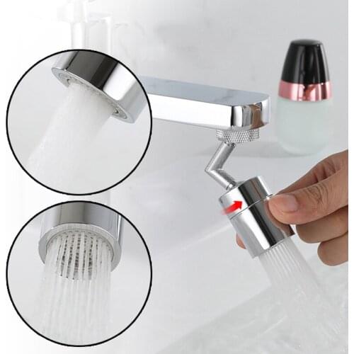 Universal Splash Filter Faucet Spray Head Anti Splash Filter Faucet Movable Kitchen Tap Water Saving Nozzle Sprayer Booster Show