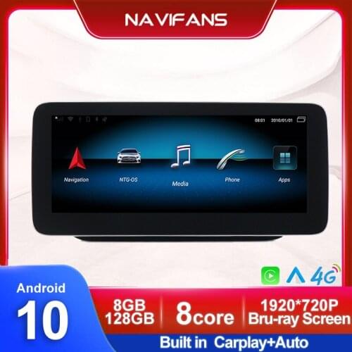 12.5inch 8G+128G Android 10 Car dvd radio GPS Navigation For Mercedes Benz CLS Class W218 2011 - 2018 4G LTE WIFI Carplay Auto