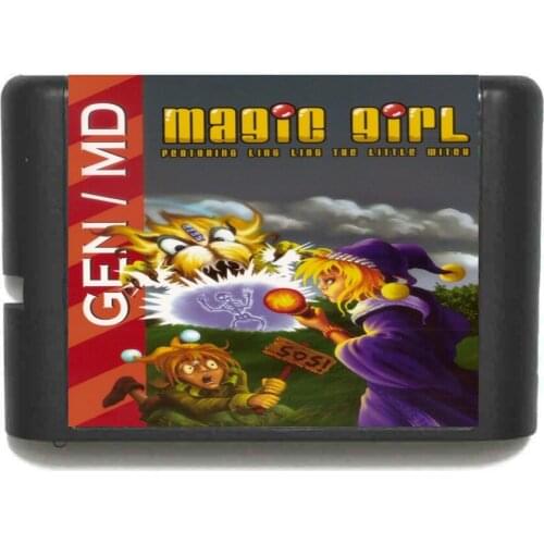 Magic Girl 16 bit MD Game Card For Sega Mega Drive For Genesis