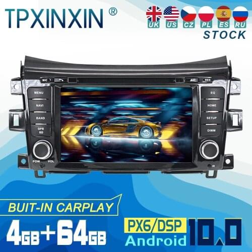 For Nissan NP300 Navara 2014 + Android 10 Carplay Radio Player Car GPS Navigation Head Unit Car Stereo CD DVD WIFI DSP BT